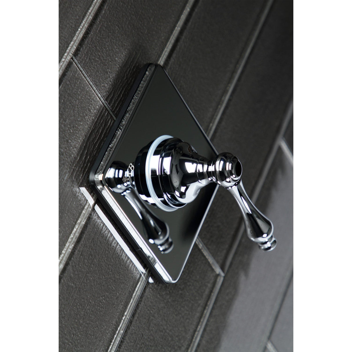 KS3041AL Single-Handle Wall Mount Three-Way Diverter Valve with Trim Kit, Polished Chrome