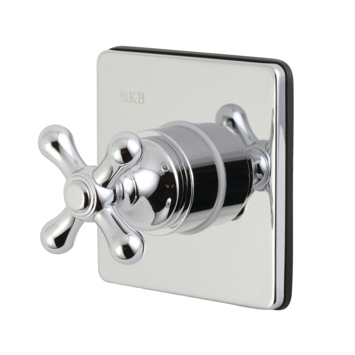 KS3041AX Single-Handle Wall Mount Three-Way Diverter Valve with Trim Kit, Polished Chrome
