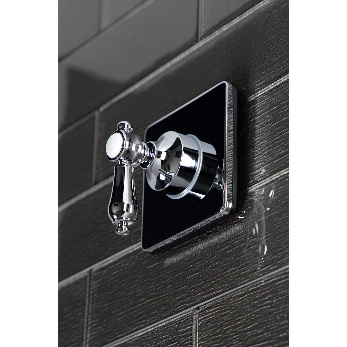 Heirloom KS3041BAL Single-Handle Wall Mount Three-Way Diverter Valve with Trim Kit, Polished Chrome