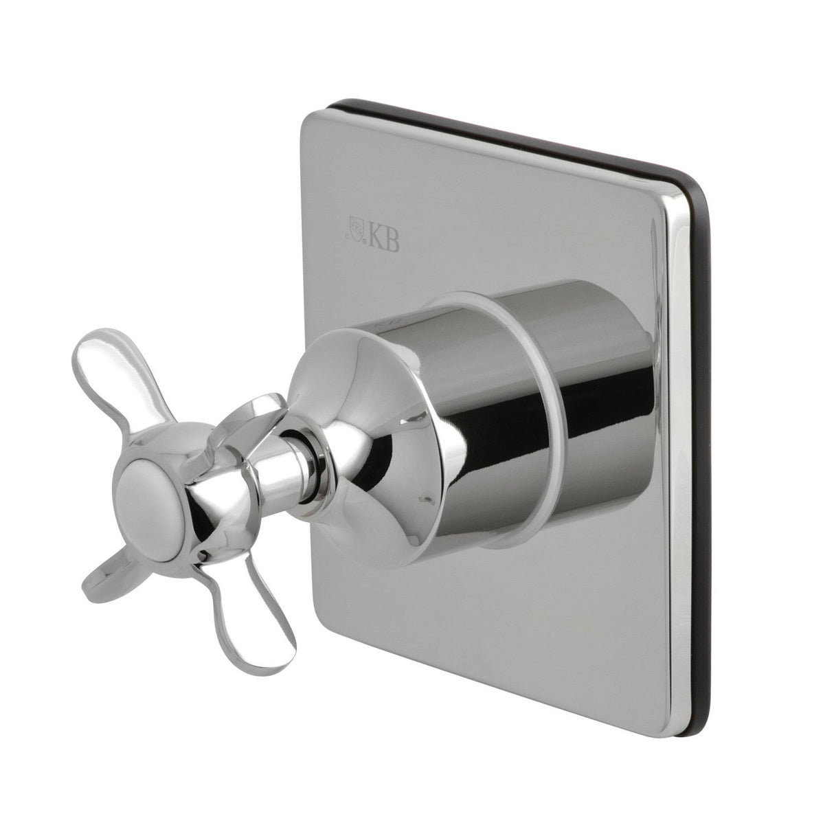 KS3041BEX Single-Handle Wall Mount Three-Way Diverter Valve with Trim Kit, Polished Chrome