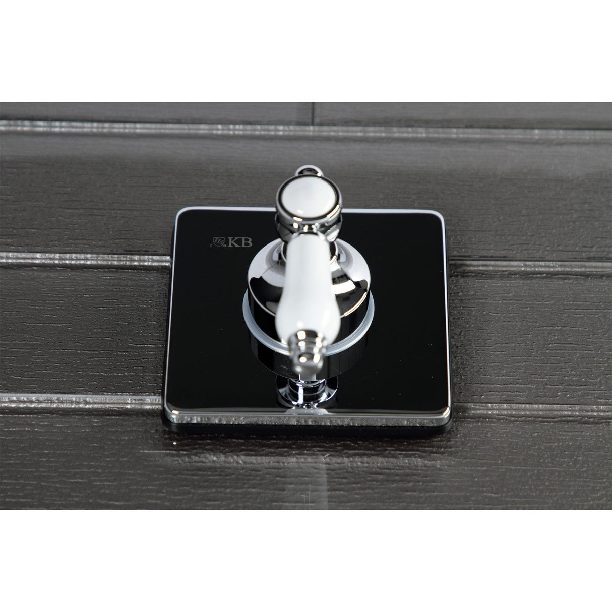 Bel-Air KS3041BPL Single-Handle Wall Mount Three-Way Diverter Valve with Trim Kit, Polished Chrome