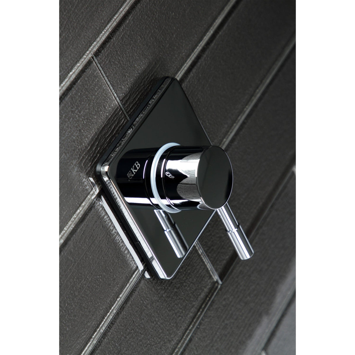 Concord KS3041DL Single-Handle Wall Mount Three-Way Diverter Valve with Trim Kit, Polished Chrome
