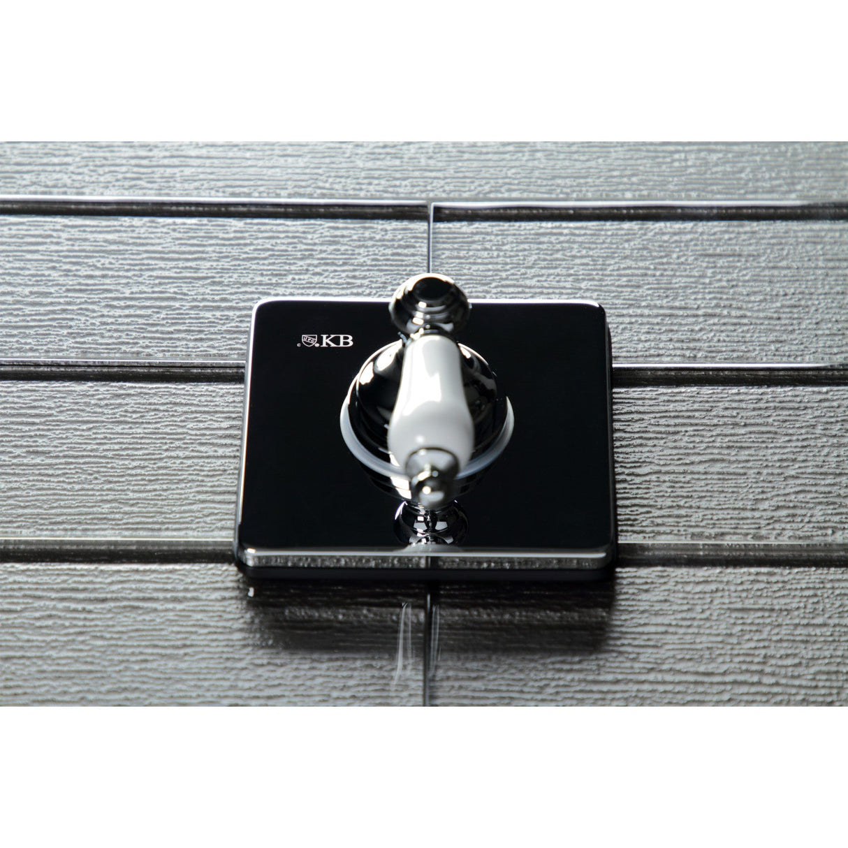 KS3041PL Single-Handle Wall Mount Three-Way Diverter Valve with Trim Kit, Polished Chrome