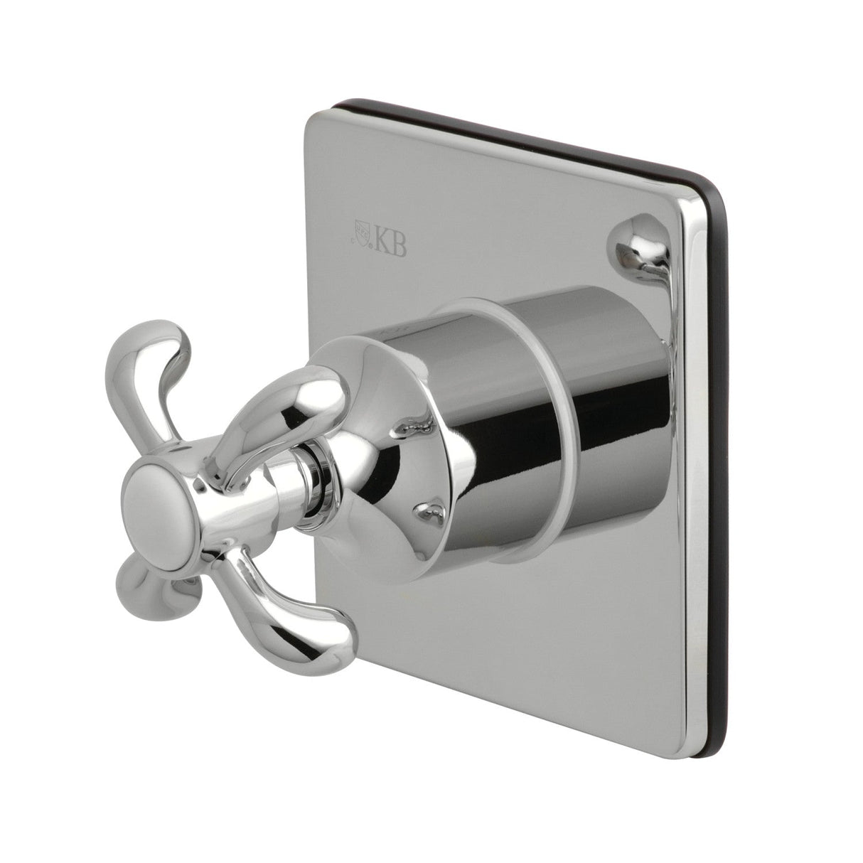KS3041TX Single-Handle Wall Mount Three-Way Diverter Valve with Trim Kit, Polished Chrome