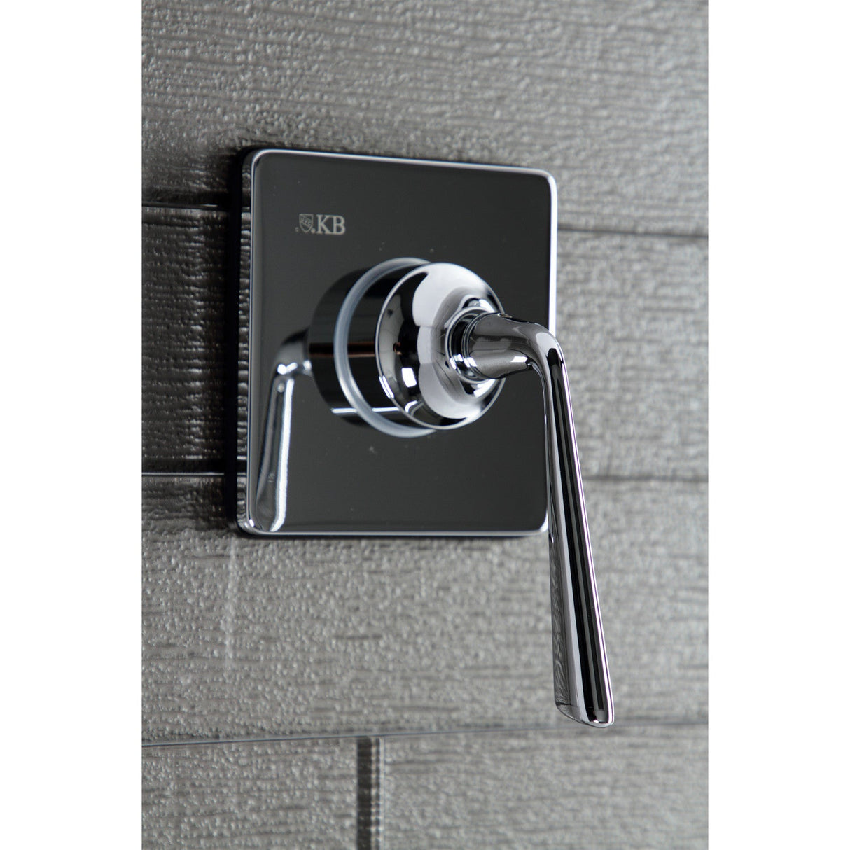 KS3041ZL Single-Handle Wall Mount Three-Way Diverter Valve with Trim Kit, Polished Chrome