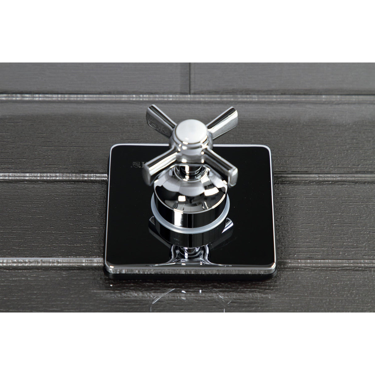 KS3041ZX Single-Handle Wall Mount Three-Way Diverter Valve with Trim Kit, Polished Chrome