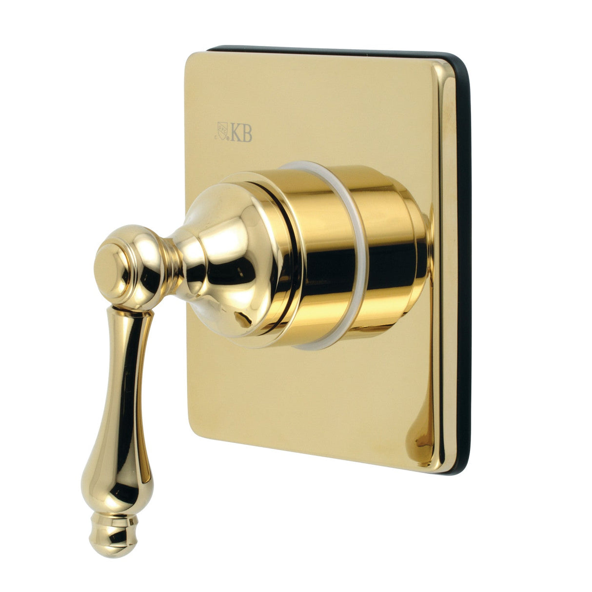 KS3042AL Single-Handle Wall Mount Three-Way Diverter Valve with Trim Kit, Polished Brass