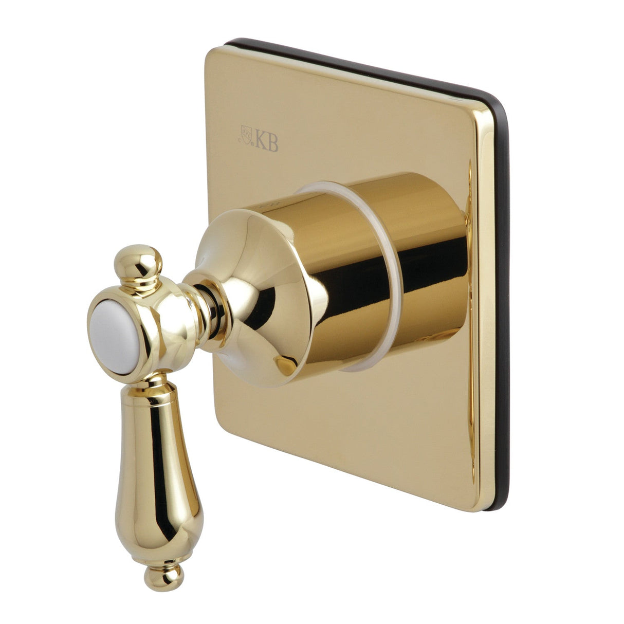 Heirloom KS3042BAL Single-Handle Wall Mount Three-Way Diverter Valve with Trim Kit, Polished Brass