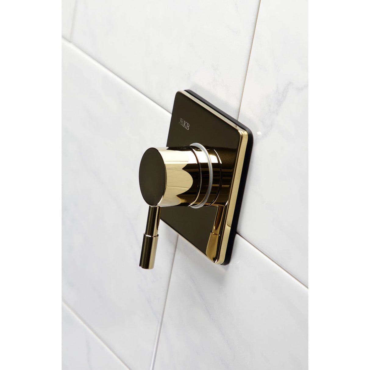 Concord KS3042DL Single-Handle Wall Mount Three-Way Diverter Valve with Trim Kit, Polished Brass