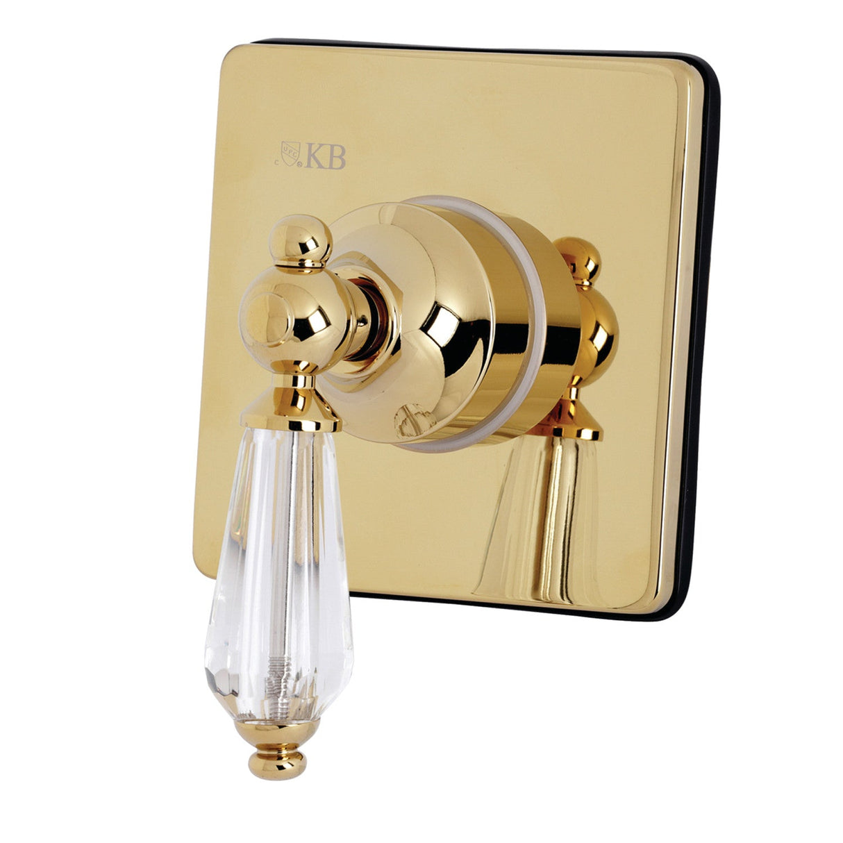 Wilshire KS3042WLL Single-Handle Wall Mount Three-Way Diverter Valve with Trim Kit, Polished Brass