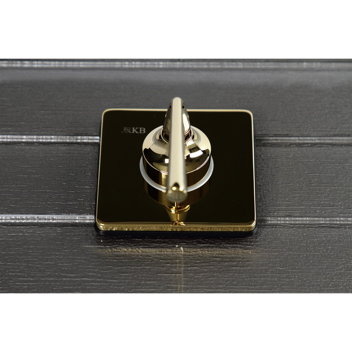 KS3042ZL Single-Handle Wall Mount Three-Way Diverter Valve with Trim Kit, Polished Brass