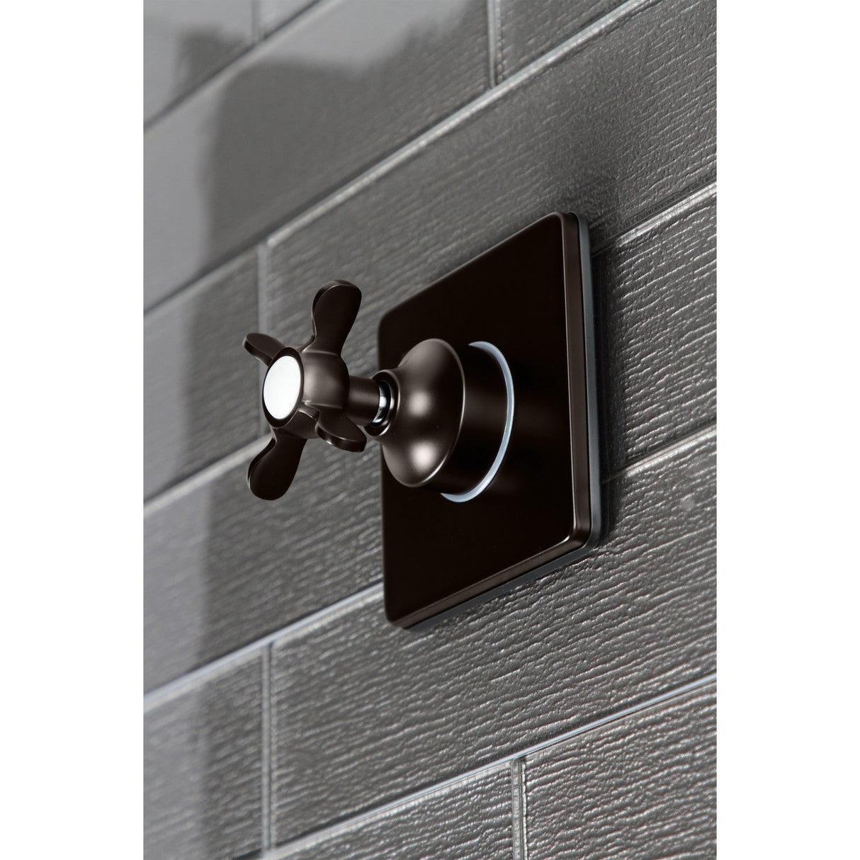 KS3045BEX Single-Handle Wall Mount Three-Way Diverter Valve with Trim Kit, Oil Rubbed Bronze