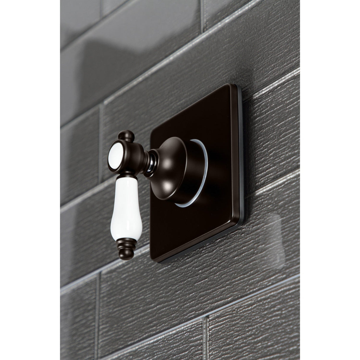 Bel-Air KS3045BPL Single-Handle Wall Mount Three-Way Diverter Valve with Trim Kit, Oil Rubbed Bronze
