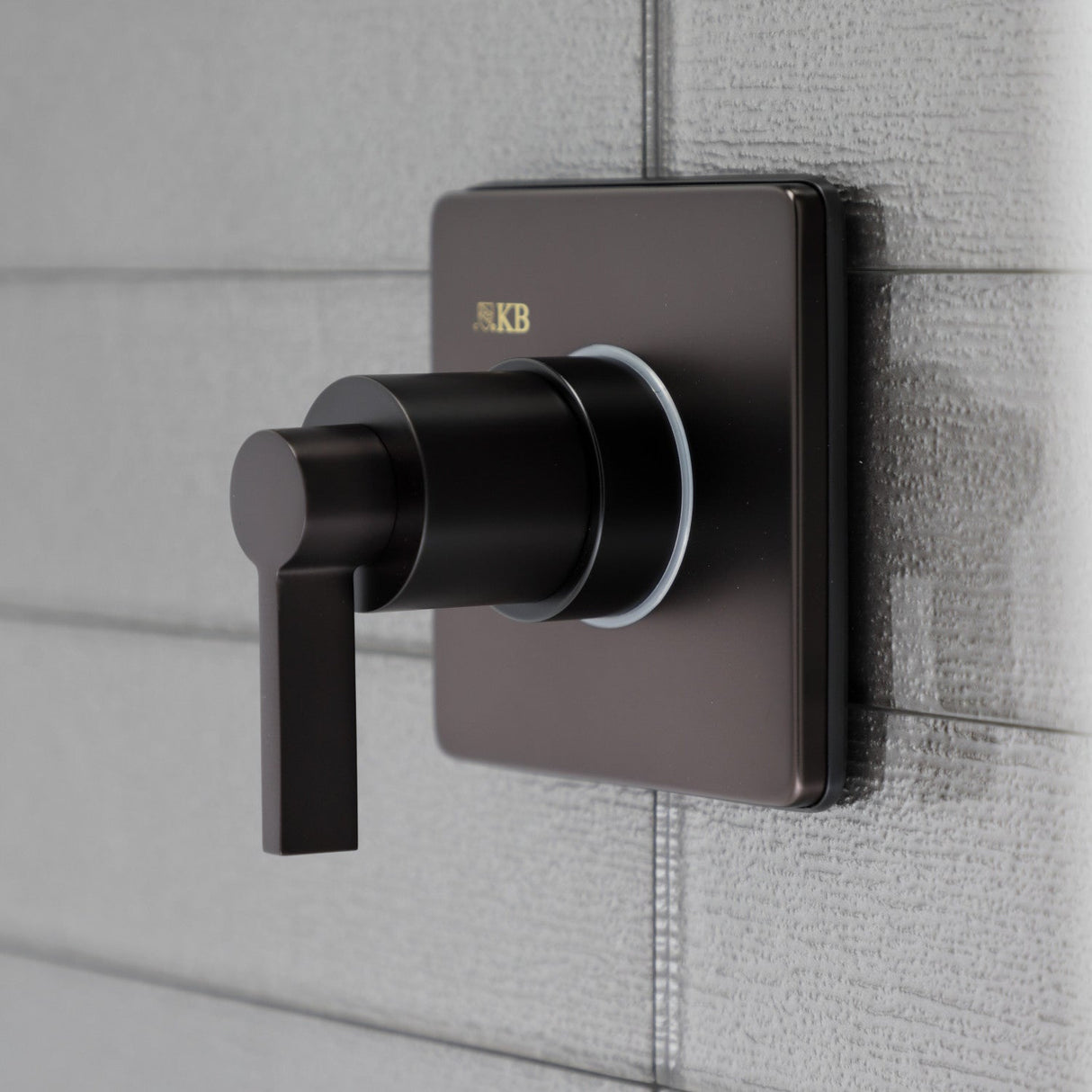 NuvoFusion KS3045NDL Single-Handle Wall Mount Three-Way Diverter Valve with Trim Kit, Oil Rubbed Bronze