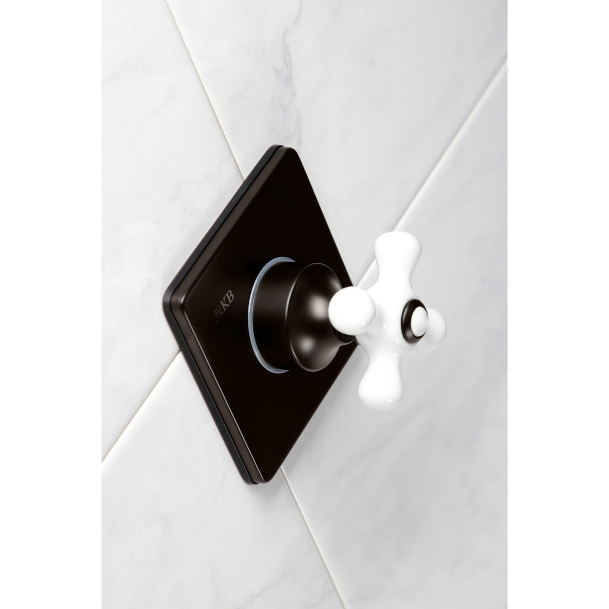 KS3045PX Single-Handle Wall Mount Three-Way Diverter Valve with Trim Kit, Oil Rubbed Bronze