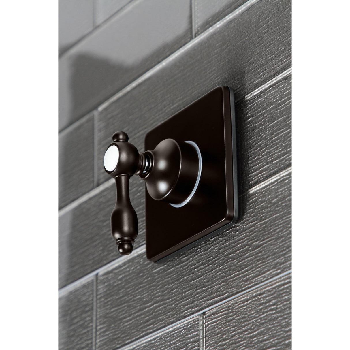 Tudor KS3045TAL Single-Handle Wall Mount Three-Way Diverter Valve with Trim Kit, Oil Rubbed Bronze
