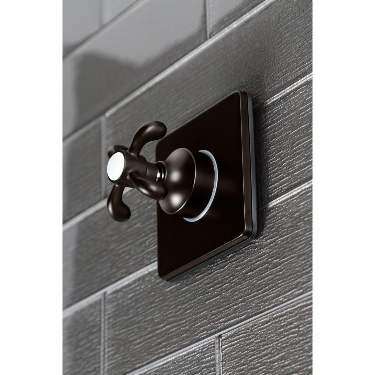 KS3045TX Single-Handle Wall Mount Three-Way Diverter Valve with Trim Kit, Oil Rubbed Bronze