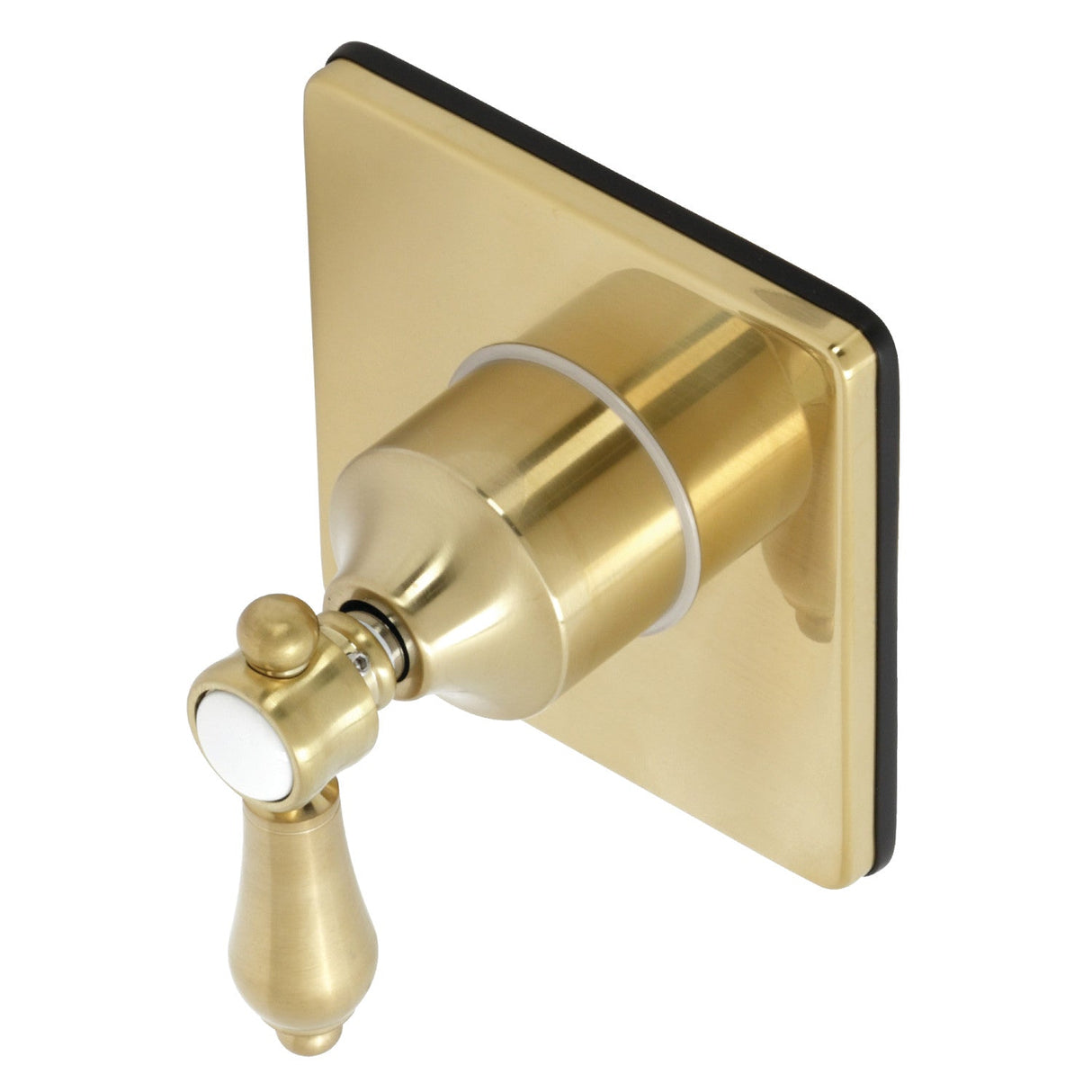 Heirloom KS3047BAL Single-Handle Wall Mount Three-Way Diverter Valve with Trim Kit, Brushed Brass