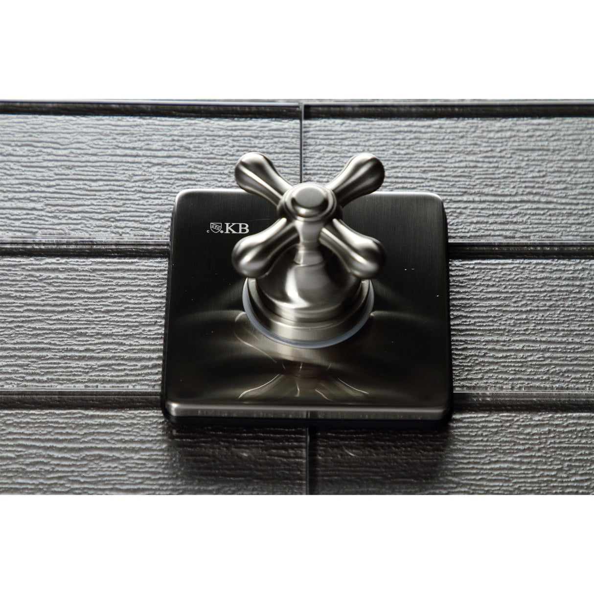 KS3048AX Single-Handle Wall Mount Three-Way Diverter Valve with Trim Kit, Brushed Nickel