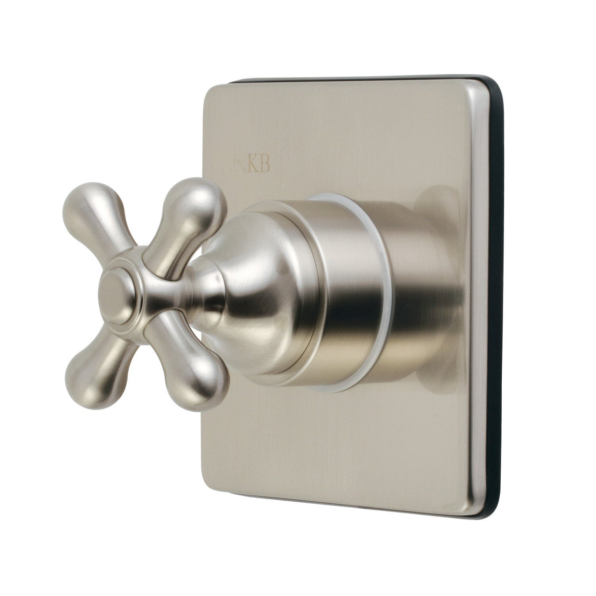 KS3048AX Single-Handle Wall Mount Three-Way Diverter Valve with Trim Kit, Brushed Nickel