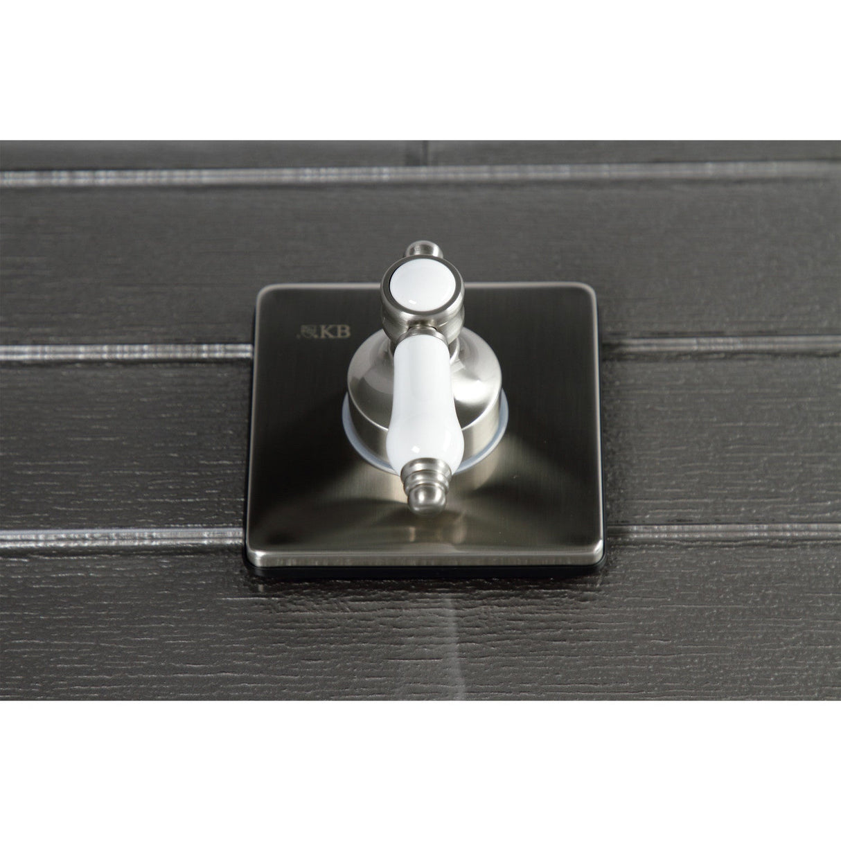 Bel-Air KS3048BPL Single-Handle Wall Mount Three-Way Diverter Valve with Trim Kit, Brushed Nickel