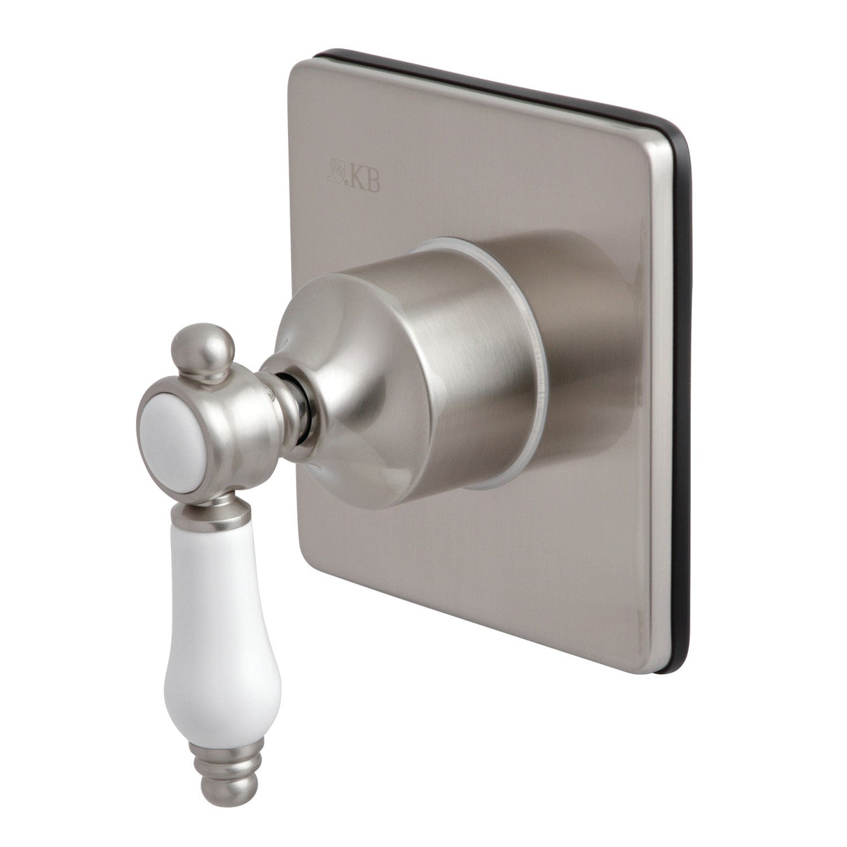 Bel-Air KS3048BPL Single-Handle Wall Mount Three-Way Diverter Valve with Trim Kit, Brushed Nickel