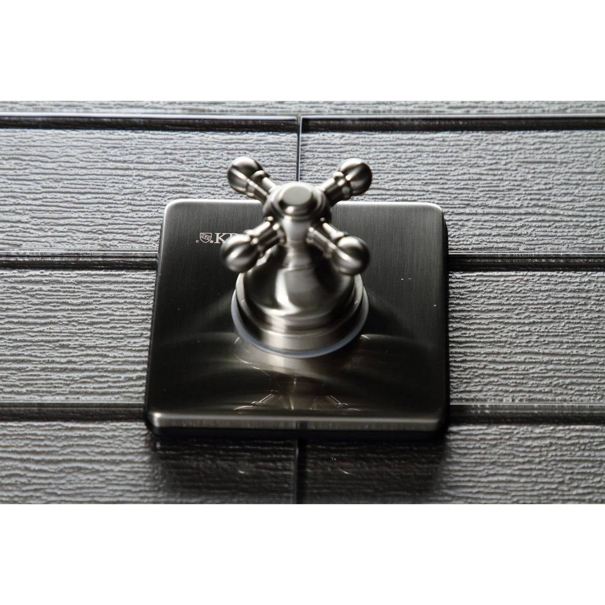 KS3048BX Single-Handle Wall Mount Three-Way Diverter Valve with Trim Kit, Brushed Nickel
