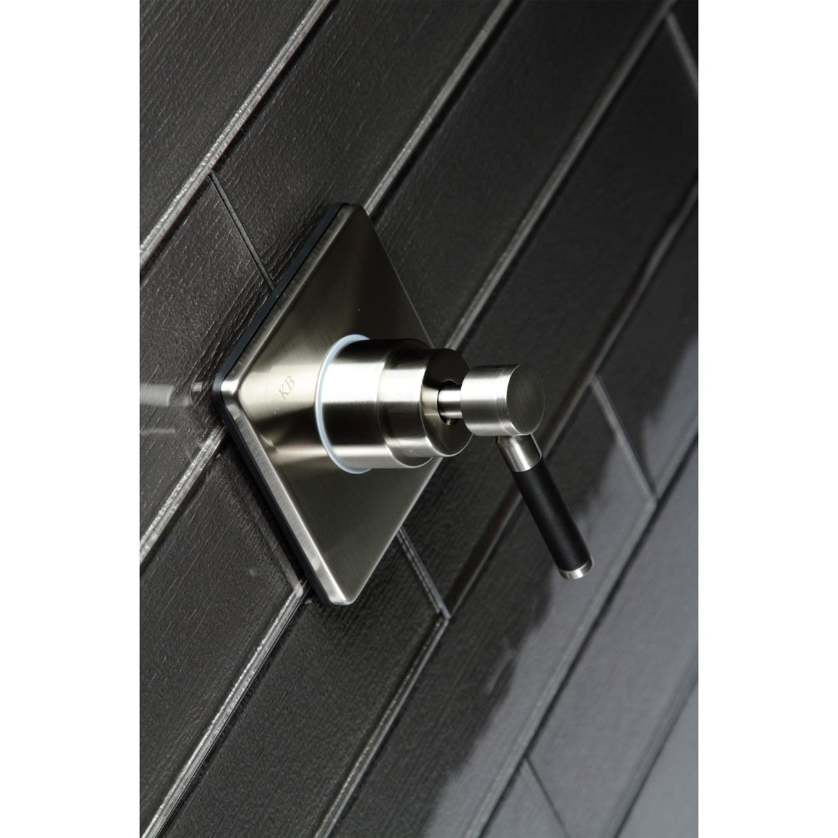 Kaiser KS3048DKL Single-Handle Wall Mount Three-Way Diverter Valve with Trim Kit, Brushed Nickel