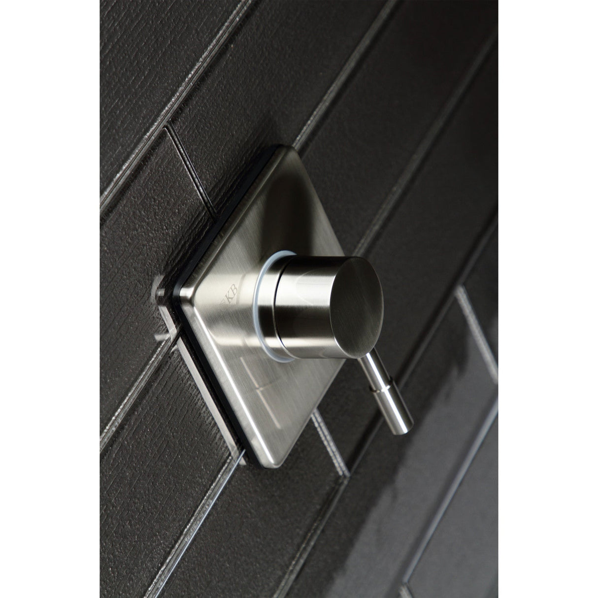 Concord KS3048DL Single-Handle Wall Mount Three-Way Diverter Valve with Trim Kit, Brushed Nickel