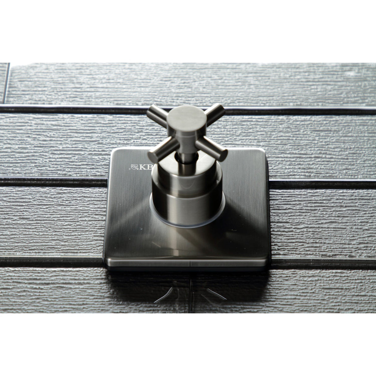 Concord KS3048DX Single-Handle Wall Mount Three-Way Diverter Valve with Trim Kit, Brushed Nickel