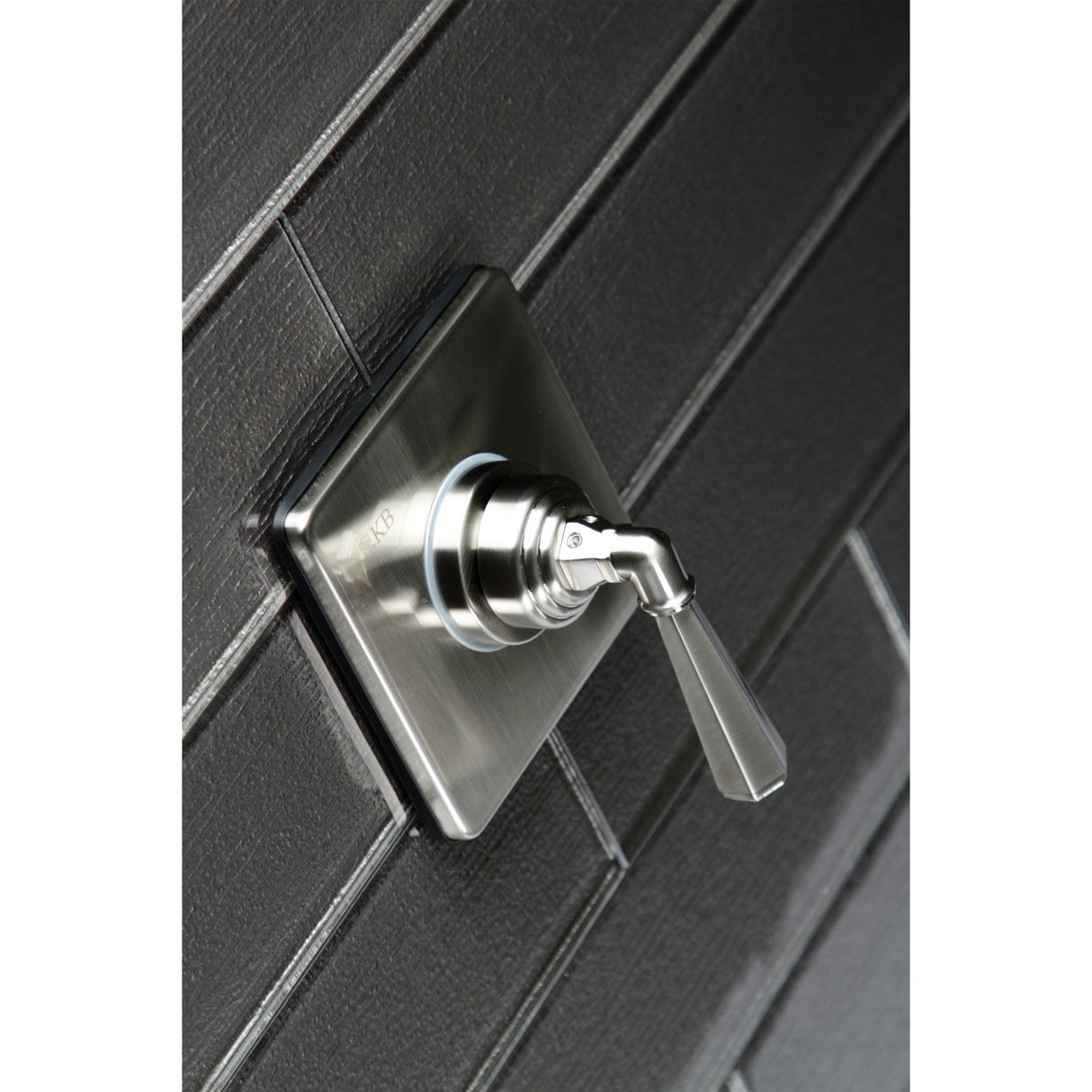 Metropolitan KS3048HL Single-Handle Wall Mount Three-Way Diverter Valve with Trim Kit, Brushed Nickel