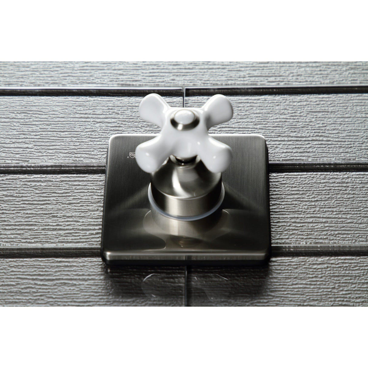 KS3048PX Single-Handle Wall Mount Three-Way Diverter Valve with Trim Kit, Brushed Nickel