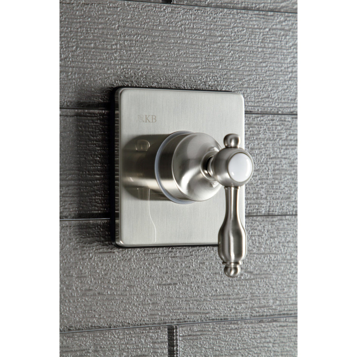 Tudor KS3048TAL Single-Handle Wall Mount Three-Way Diverter Valve with Trim Kit, Brushed Nickel