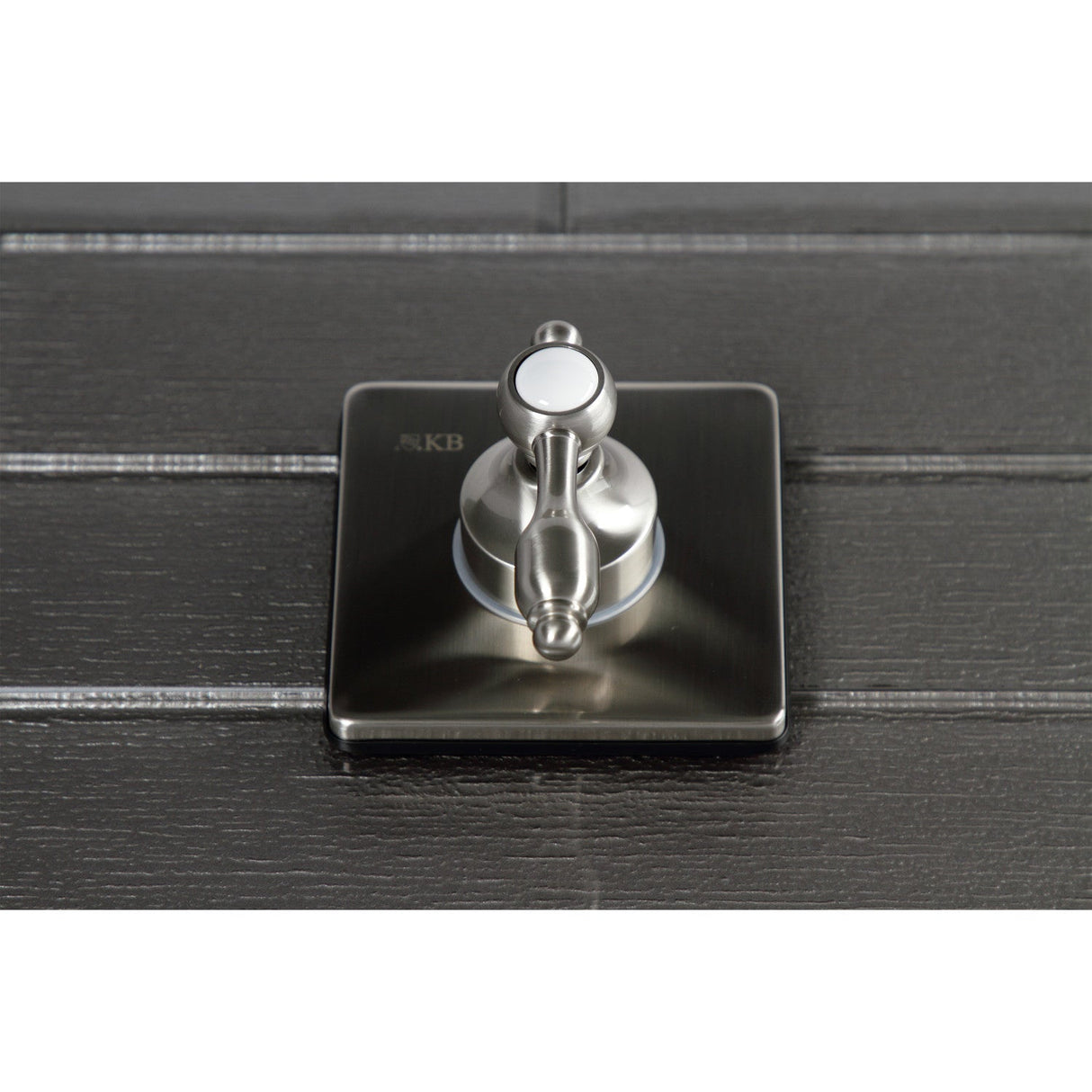 Tudor KS3048TAL Single-Handle Wall Mount Three-Way Diverter Valve with Trim Kit, Brushed Nickel