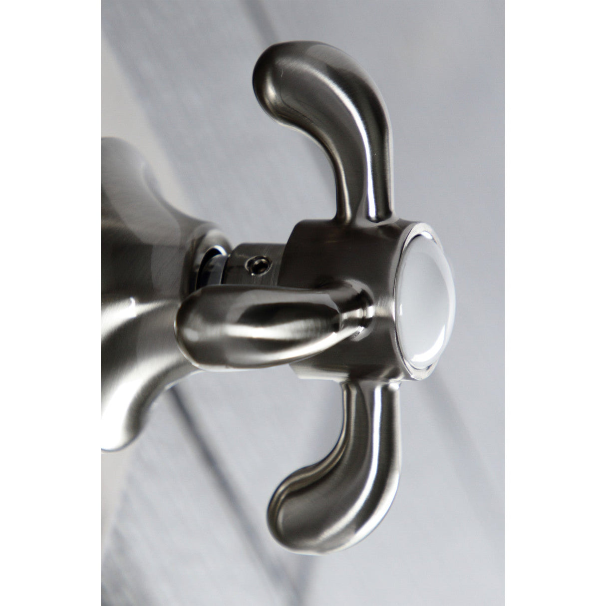 KS3048TX Single-Handle Wall Mount Three-Way Diverter Valve with Trim Kit, Brushed Nickel