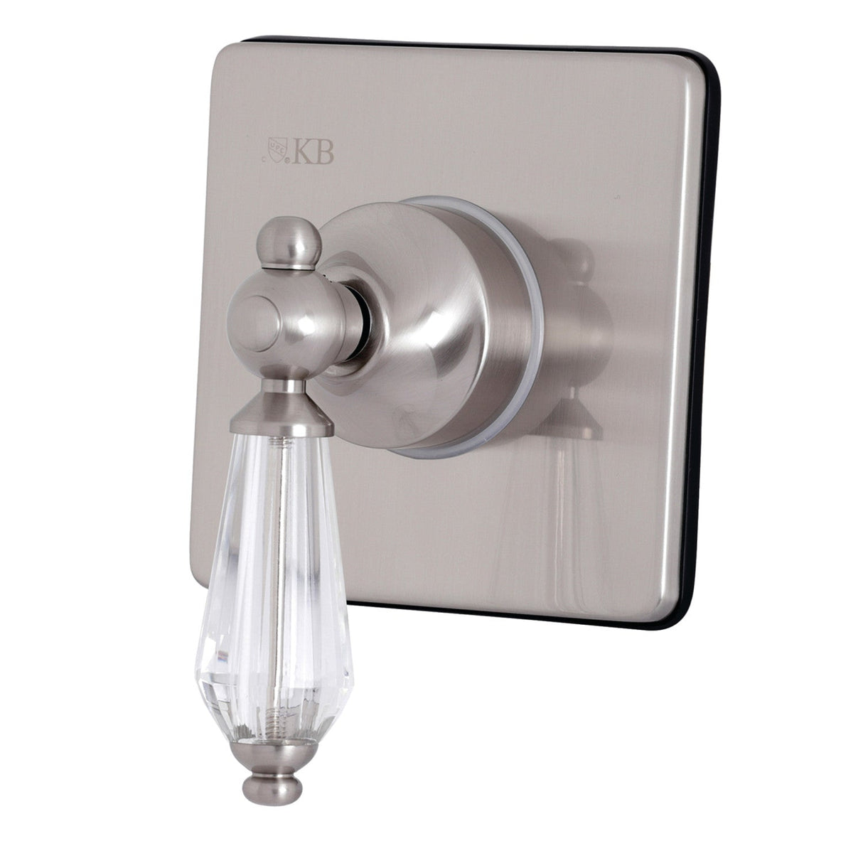 Wilshire KS3048WLL Single-Handle Wall Mount Three-Way Diverter Valve with Trim Kit, Brushed Nickel
