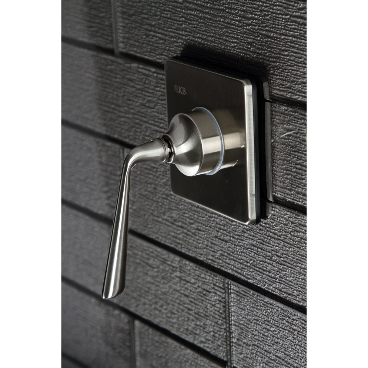 KS3048ZL Single-Handle Wall Mount Three-Way Diverter Valve with Trim Kit, Brushed Nickel