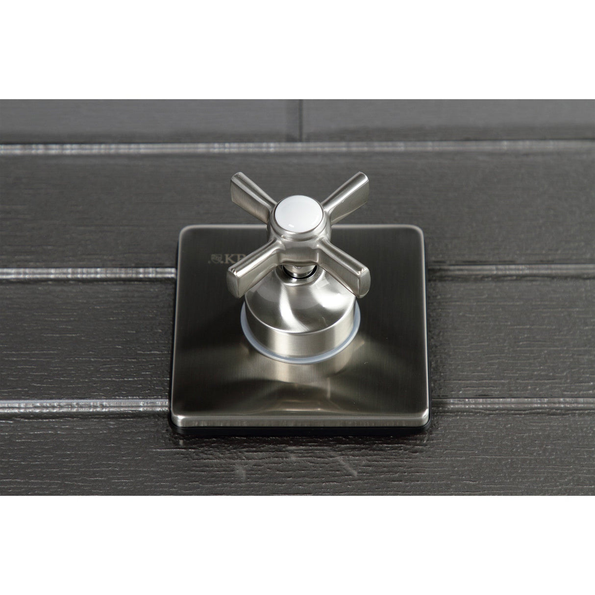 KS3048ZX Single-Handle Wall Mount Three-Way Diverter Valve with Trim Kit, Brushed Nickel