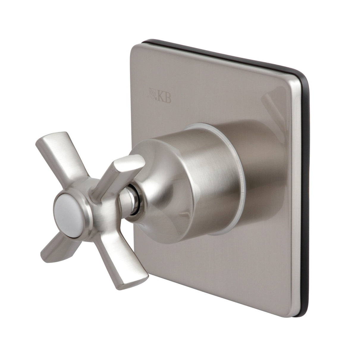 KS3048ZX Single-Handle Wall Mount Three-Way Diverter Valve with Trim Kit, Brushed Nickel