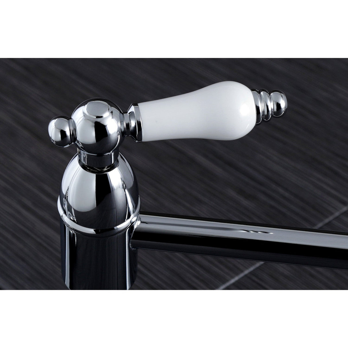 Restoration KS3101PL Two-Handle 1-Hole Wall Mount Pot Filler, Polished Chrome