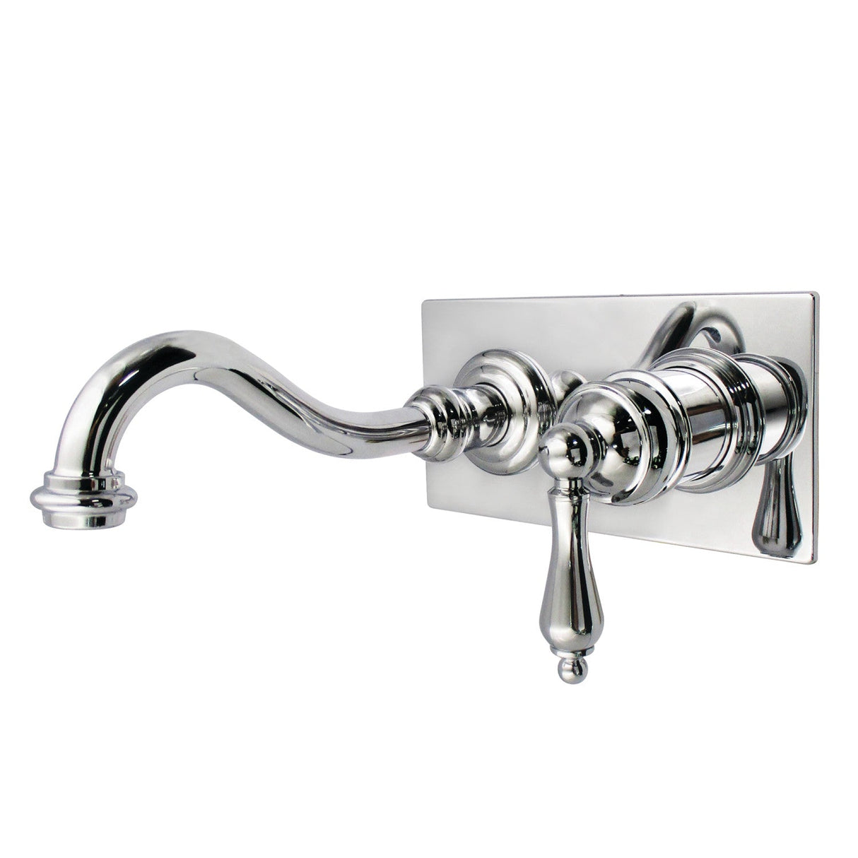 Vintage KS3111AL Single-Handle 2-Hole Wall Mount Bathroom Faucet, Polished Chrome