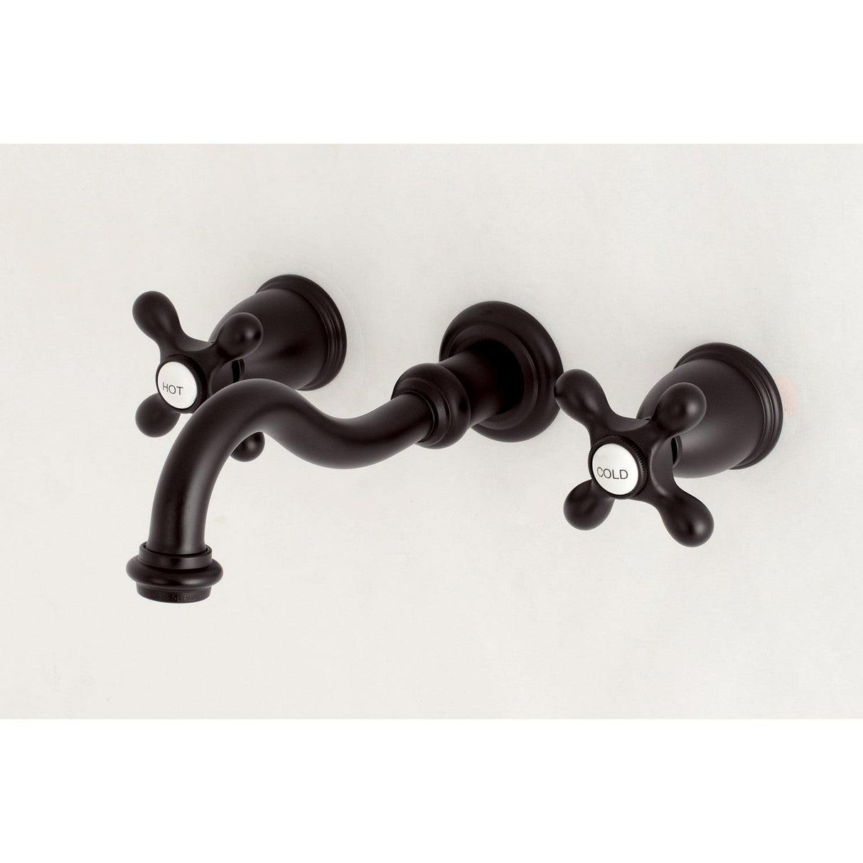 Vintage KS3125AX Two-Handle 3-Hole Wall Mount Bathroom Faucet, Oil Rubbed Bronze
