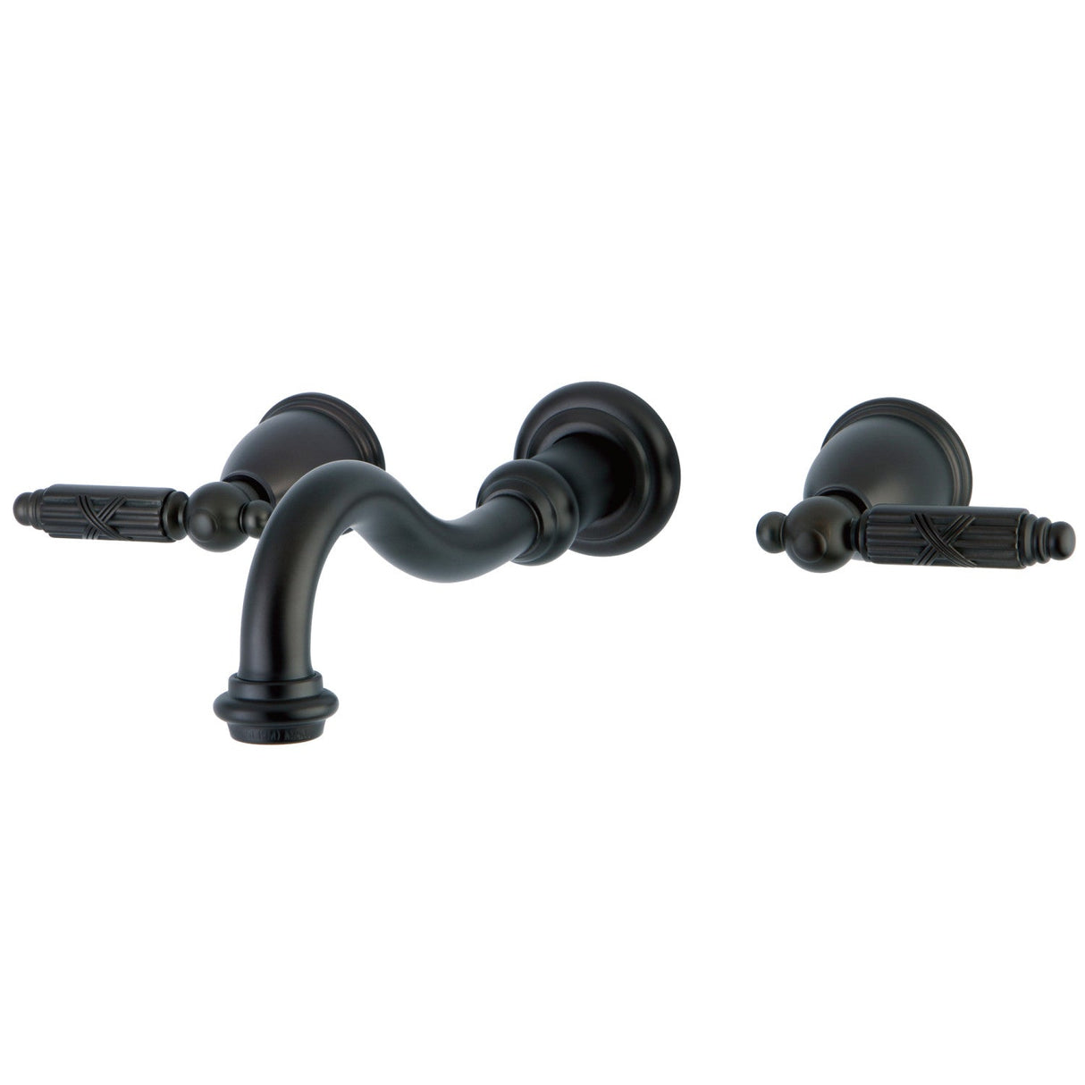 Vintage KS3125GL Two-Handle 3-Hole Wall Mount Bathroom Faucet, Oil Rubbed Bronze