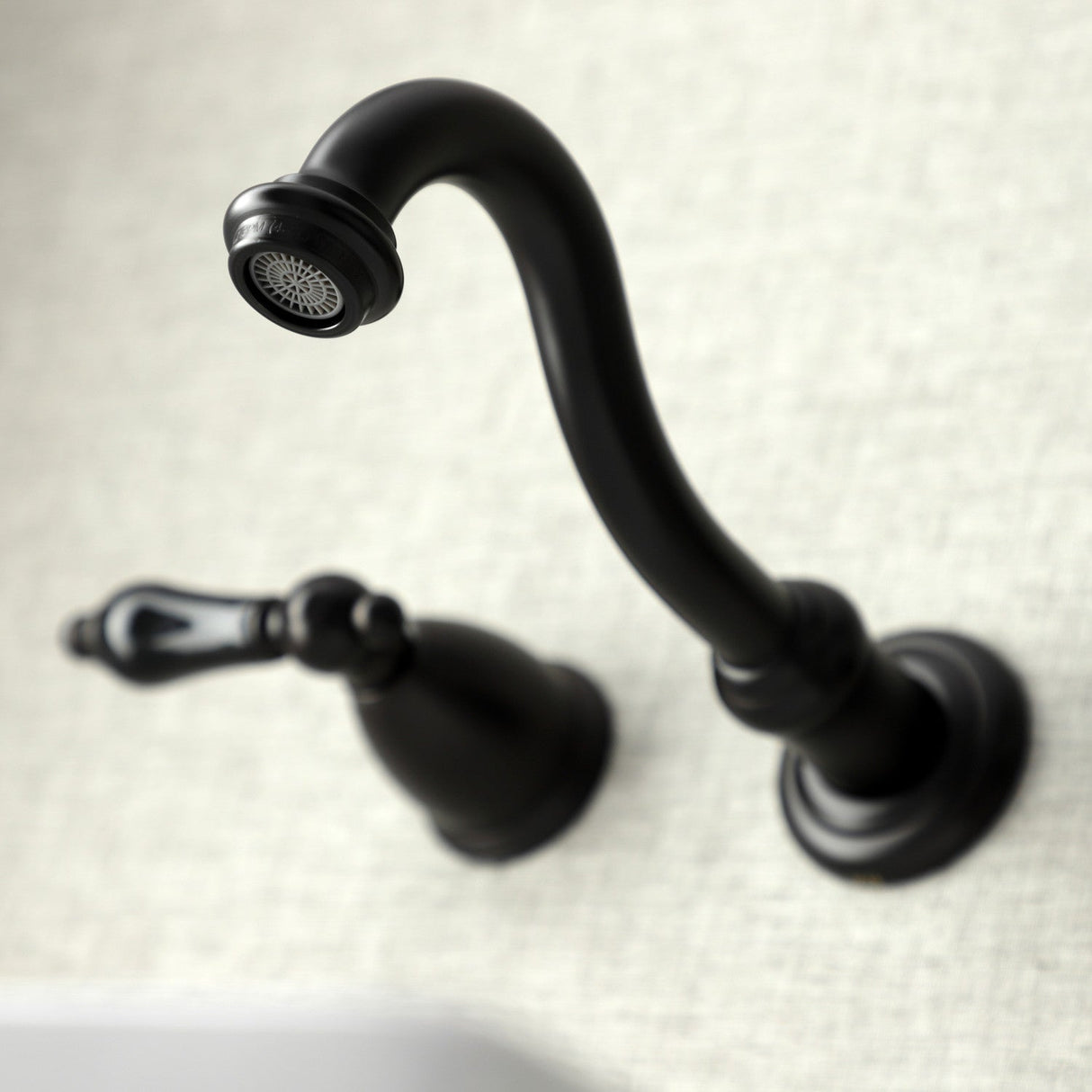 Duchess KS3125PKL Two-Handle Wall Mount Bathroom Faucet, Oil Rubbed Bronze