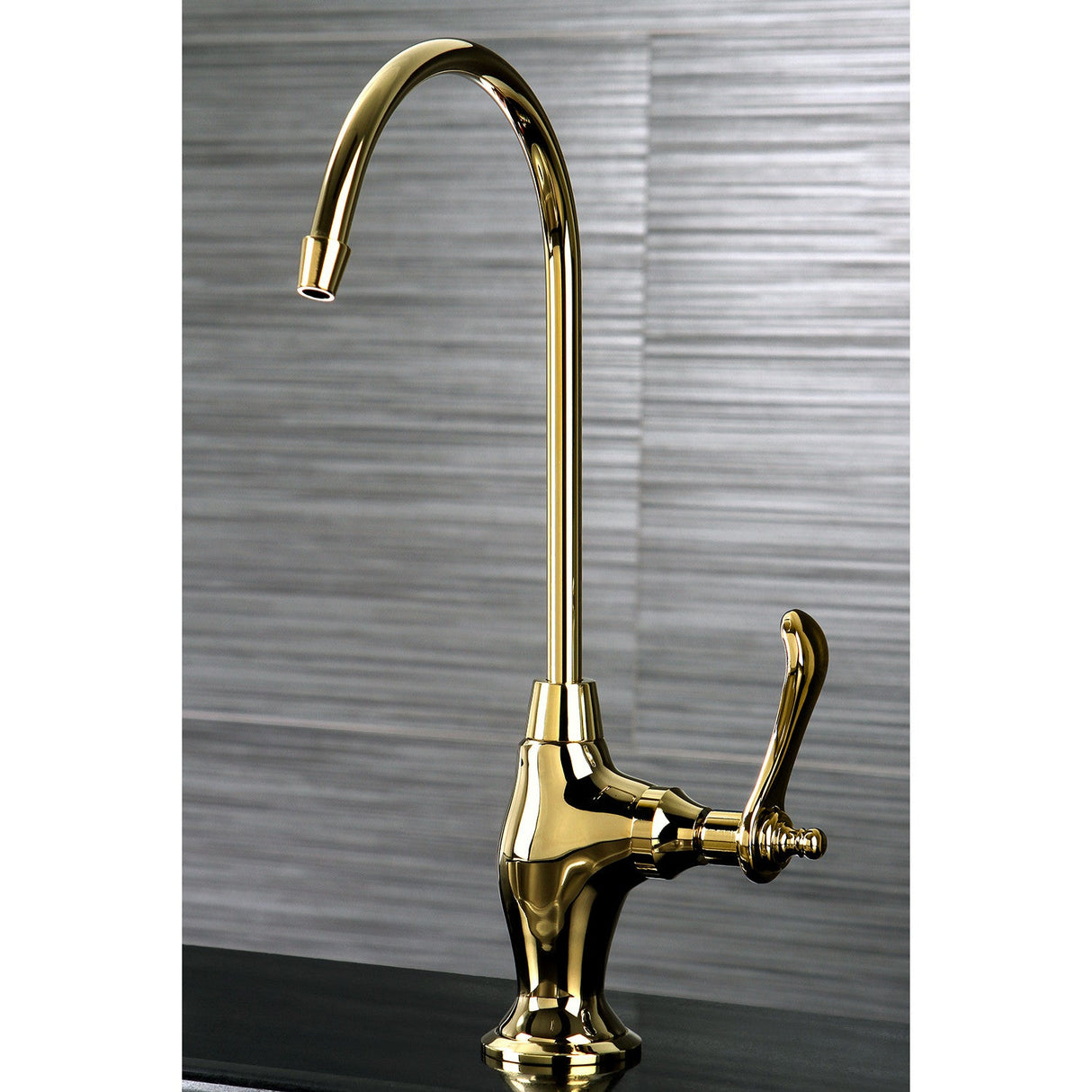 Templeton KS3192TL Single-Handle 1-Hole Deck Mount Water Filtration Faucet, Polished Brass