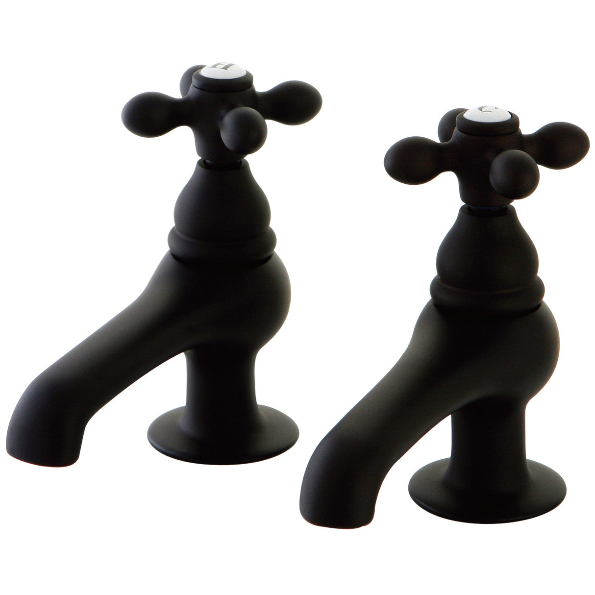 Restoration KS3205AX Two-Handle Deck Mount Basin Tap Faucet, Oil Rubbed Bronze