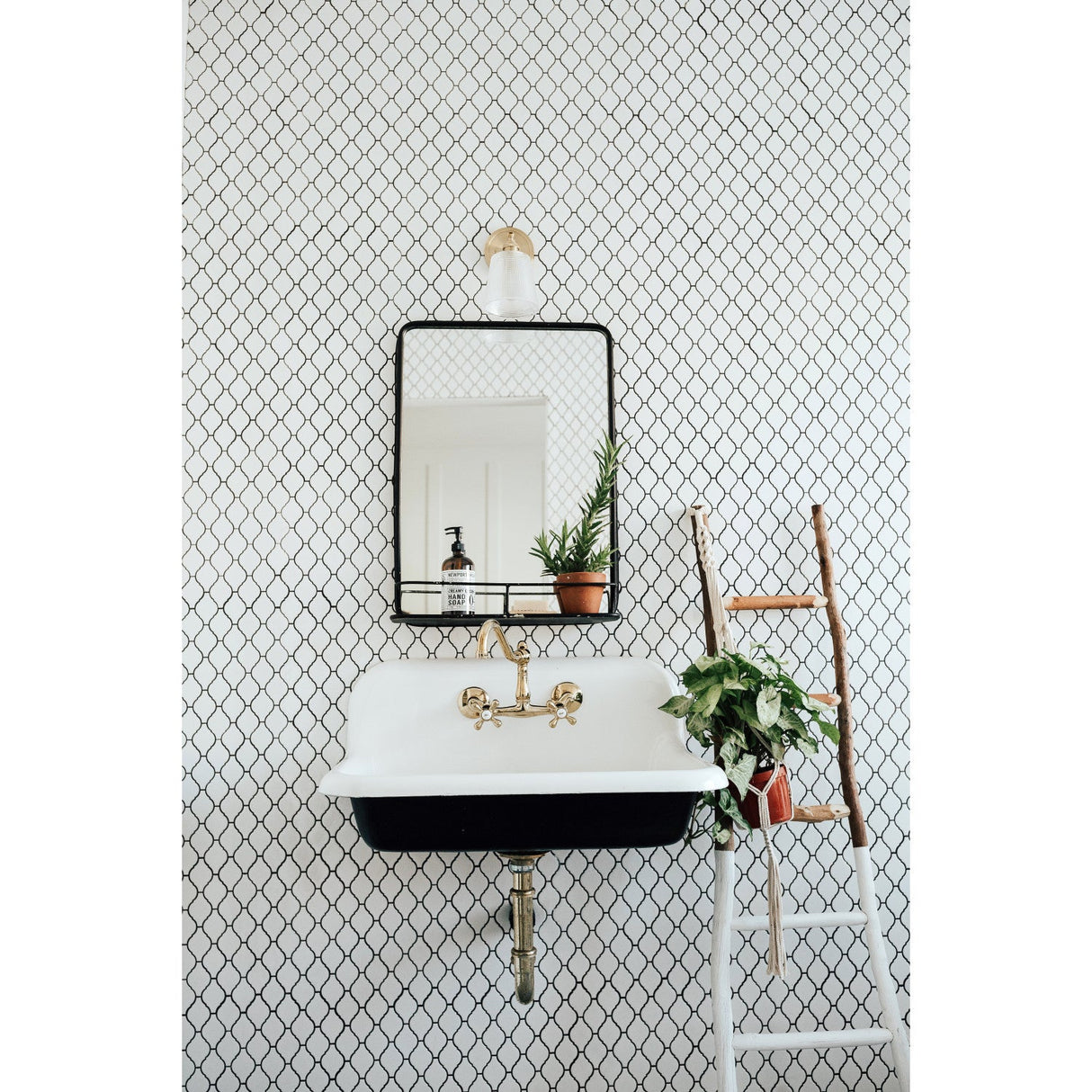 Vintage KS3222AX Two-Handle 2-Hole Wall Mount Kitchen Faucet, Polished Brass