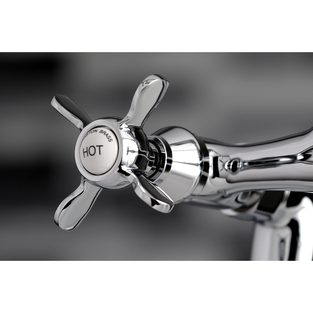 Essex KS3231BEX Two-Handle 2-Hole Deck Mount Clawfoot Tub Faucet, Polished Chrome