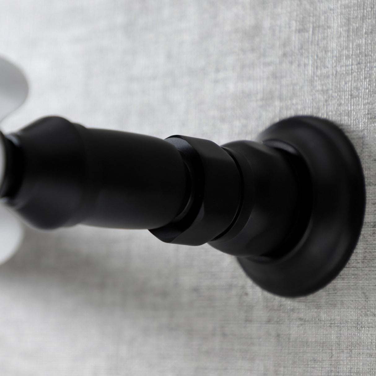 Vintage KS3240PX Two-Handle 2-Hole Wall Mount Bathroom Faucet, Matte Black