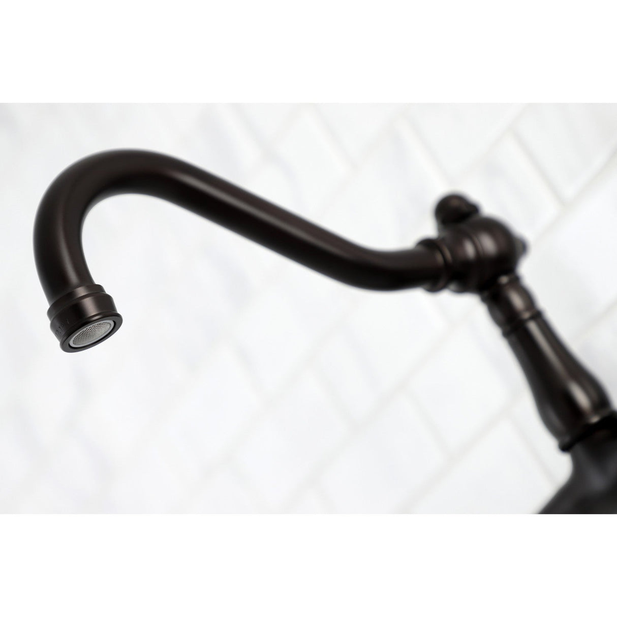 Vintage KS3245PL Two-Handle 2-Hole Wall Mount Bathroom Faucet, Oil Rubbed Bronze